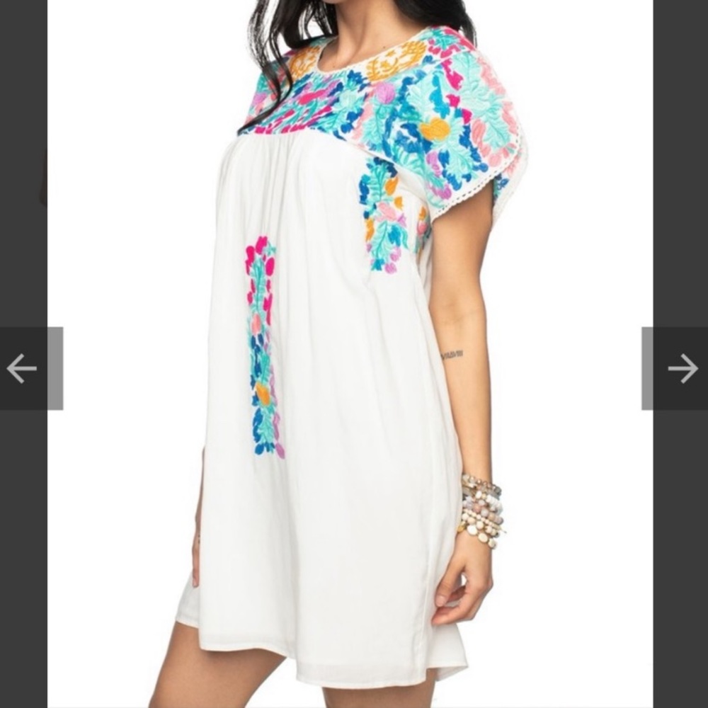 Buddy Love Pastel Embroidered Dress